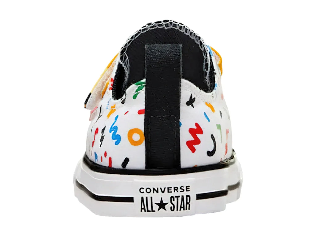 Tenis Converse Chuck Taylor All Star Blanco y Amarillo para Niño