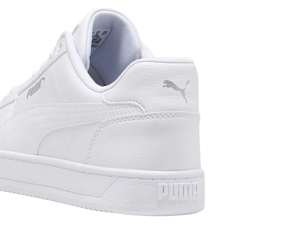 Tenis PUMA Caven 20 Blanco con Plata para Hombre