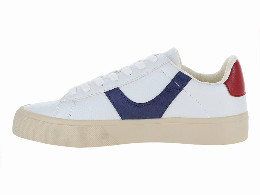 Tenis Corina Blanco Azul y Rojo para Mujer