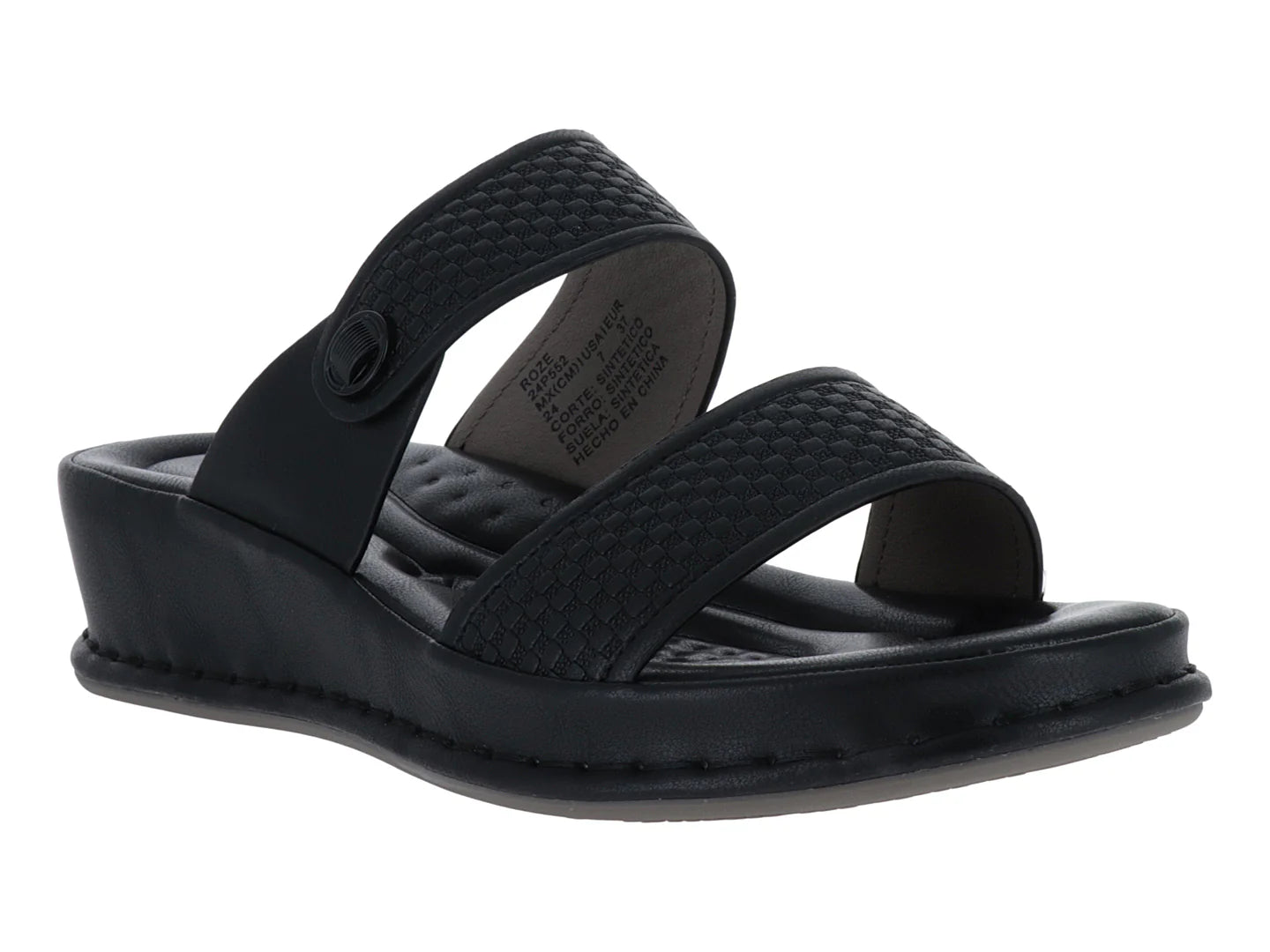 Sandalias ROZE Plataforma Negro para Mujer