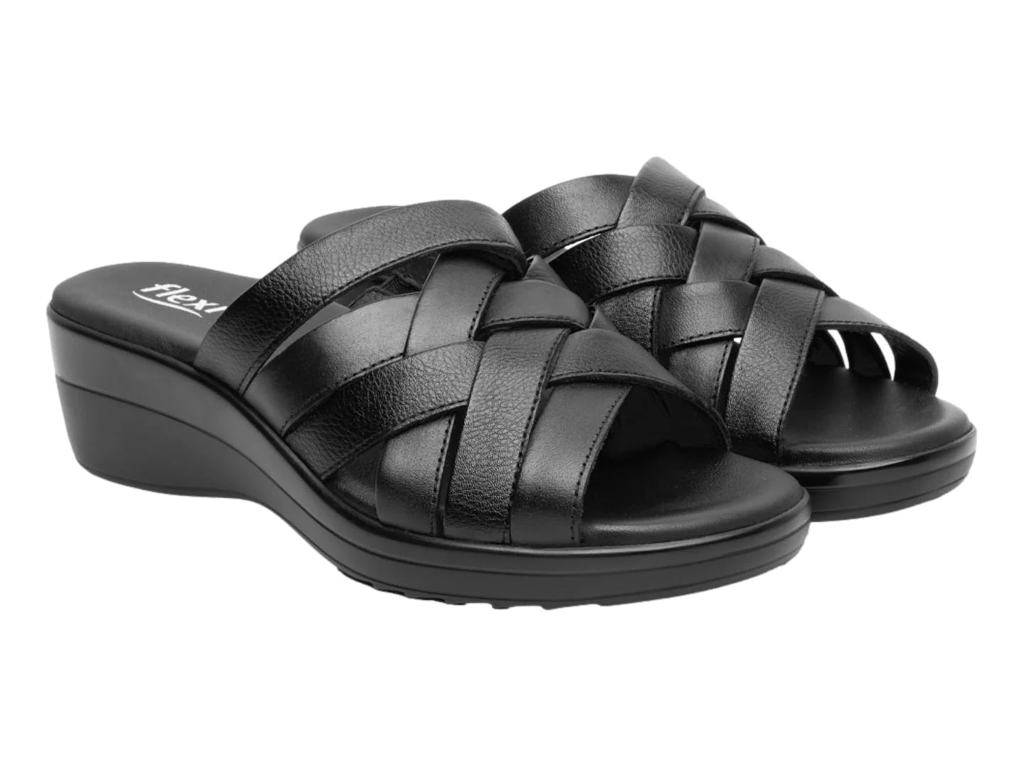 Sandalias Flexi Negro para Mujer