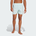 Men's adidas Solid CLX Short-Length Swim Shorts
