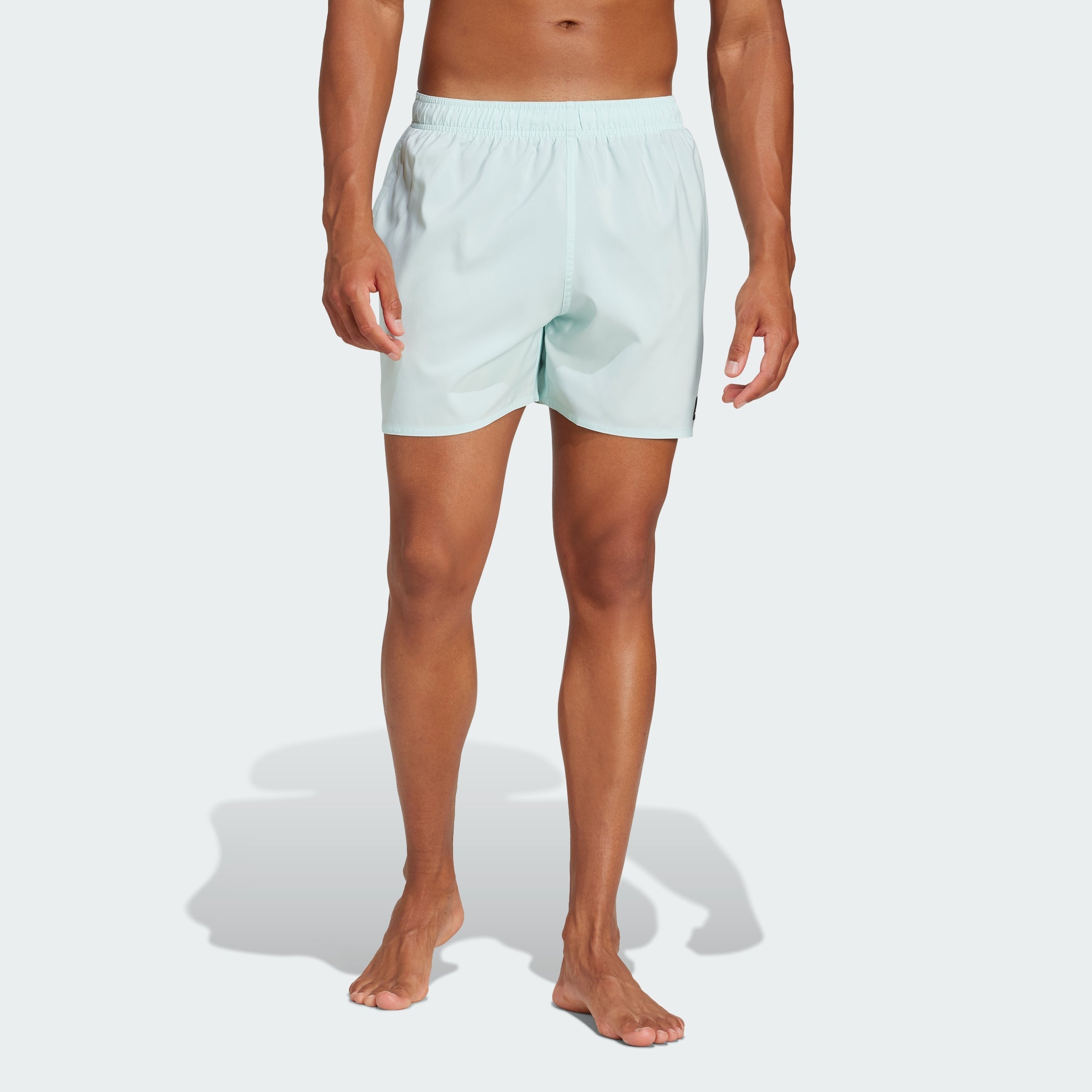 Men's adidas Solid CLX Short-Length Swim Shorts