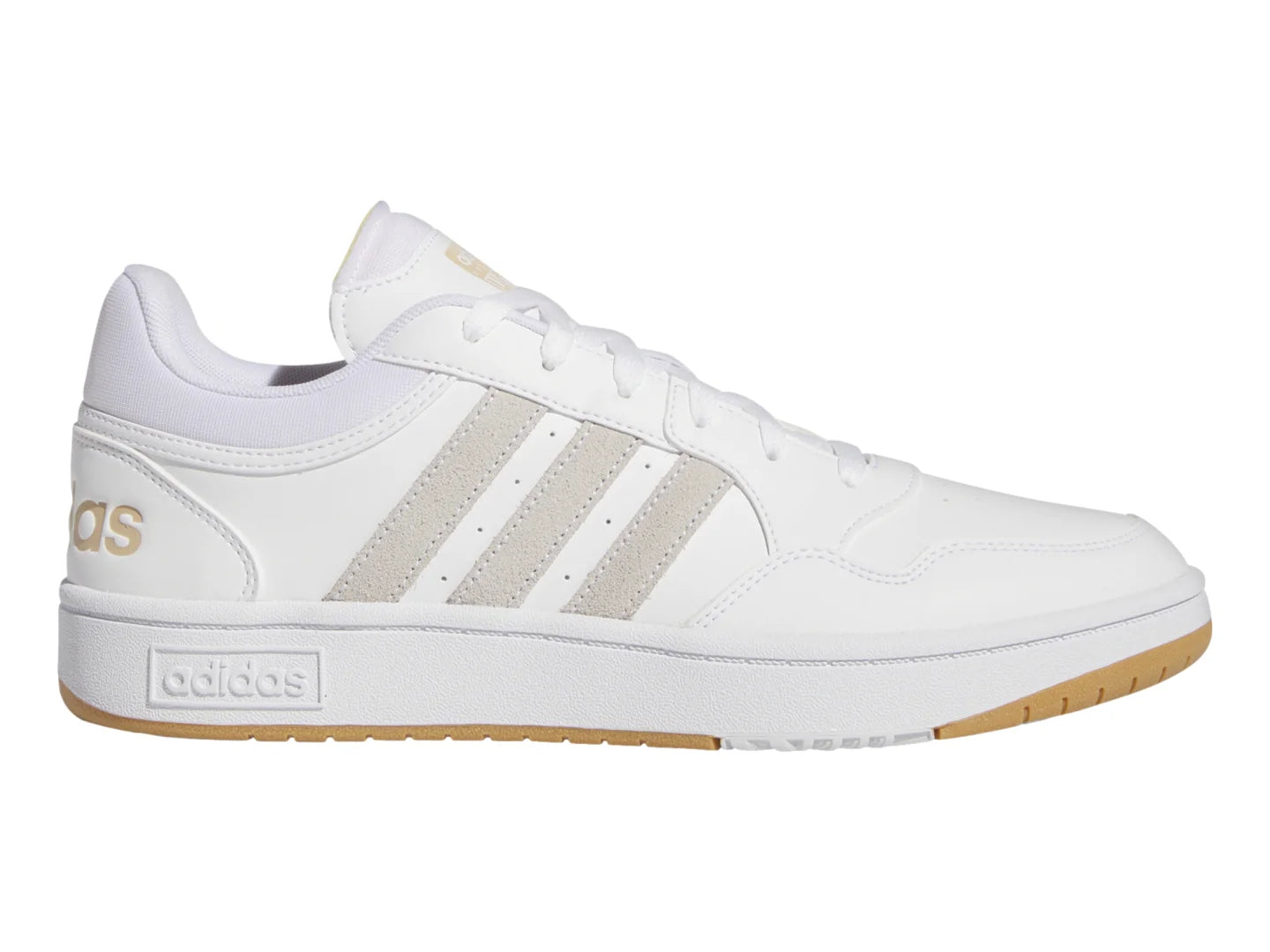 Tenis Adidas Hoops 30 Blanco y Beige para Hombre