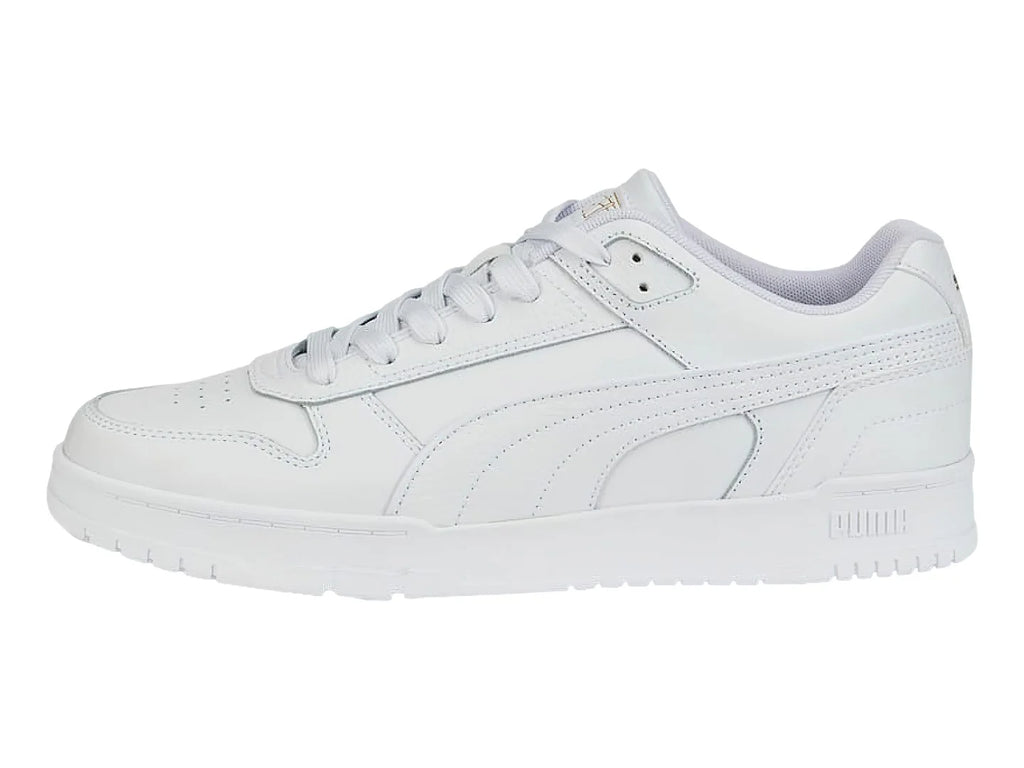 Tenis PUMA RBD Game Low Blancos con Dorado para Mujer