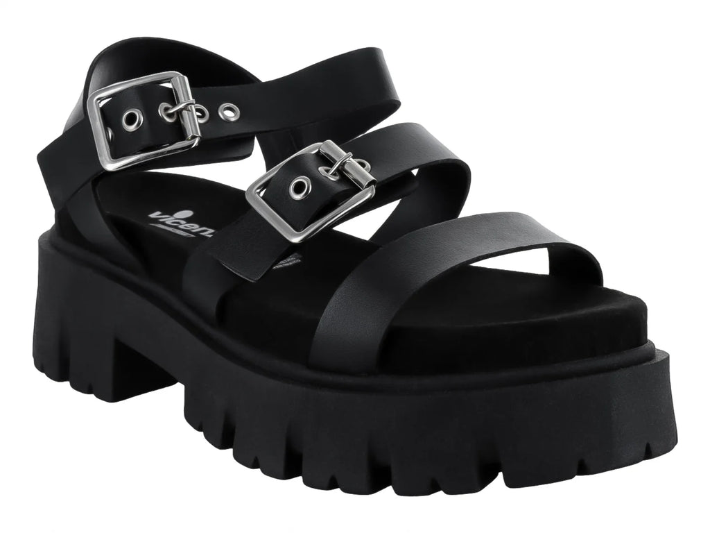 Sandalias Gladiador Vicenza Negro para Mujer