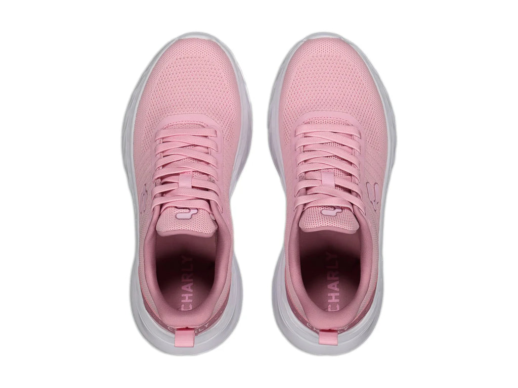 Tenis Charly Deportivos Rosa y Blanco para Mujer