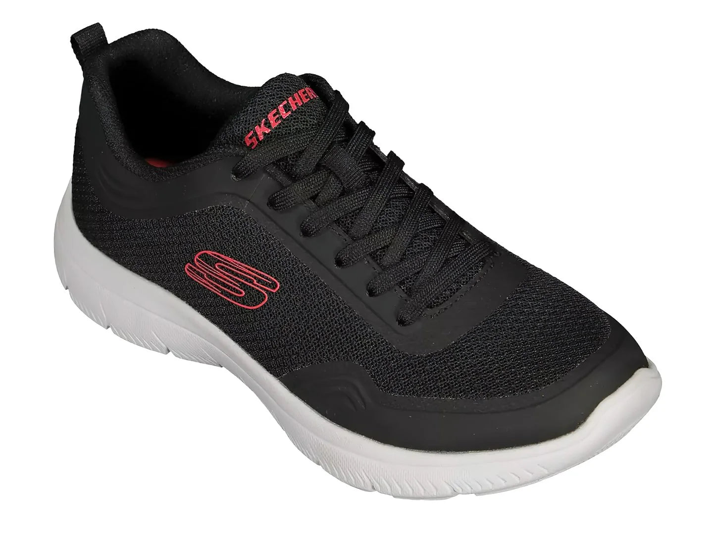 Tenis Skechers Sport Negro con Blanco para Mujer