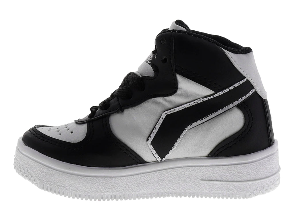 Tenis New Boys Negro y Blanco para Niño