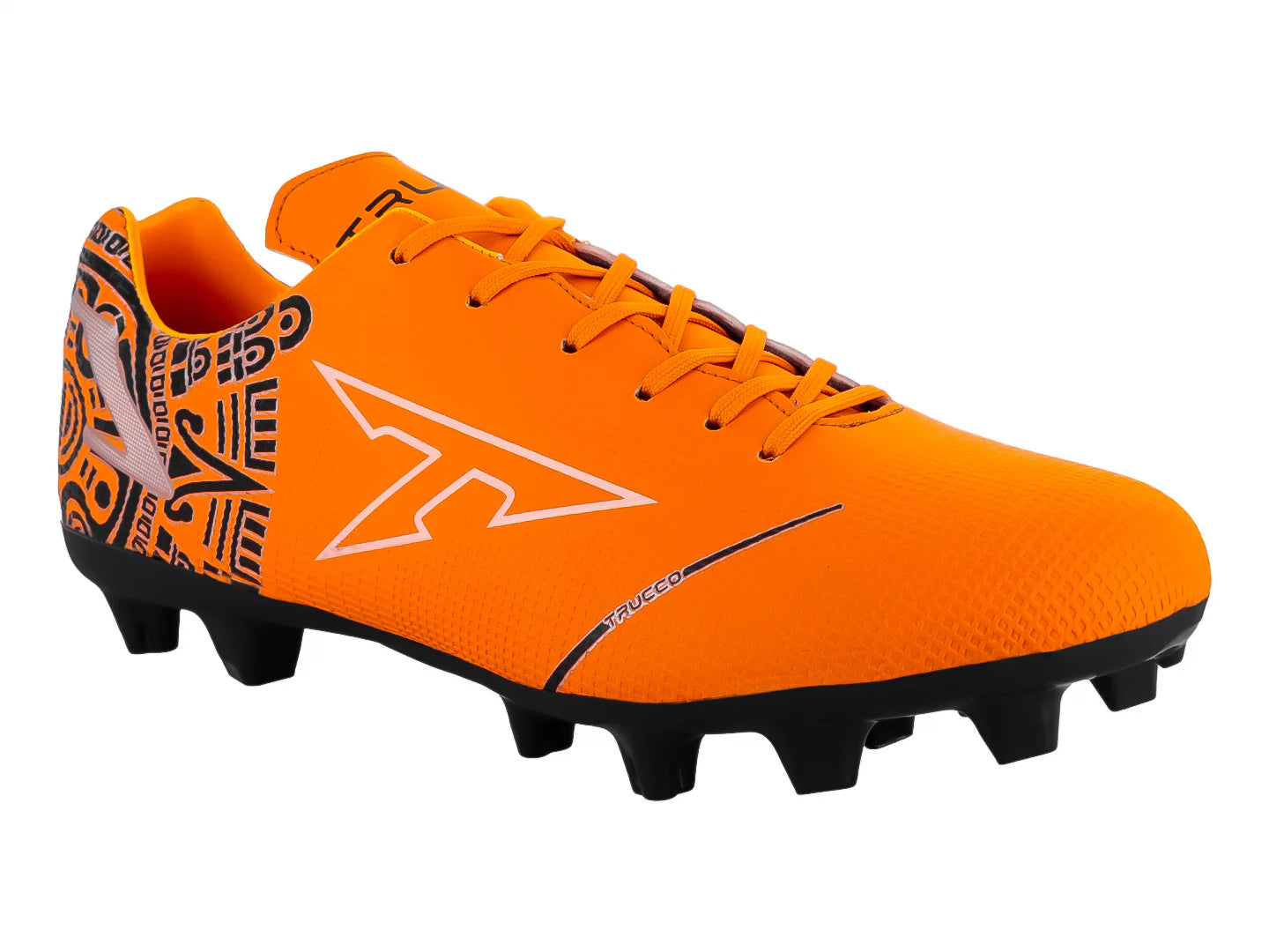 Tenis de Fútbol Leon Trucco Naranja y Negro para Hombre