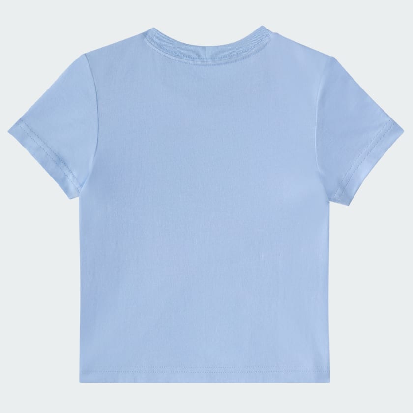 Kids' adidas Two-Piece Short Sleeve Graphic Cotton Tee and 3-Stripes Shorts Set