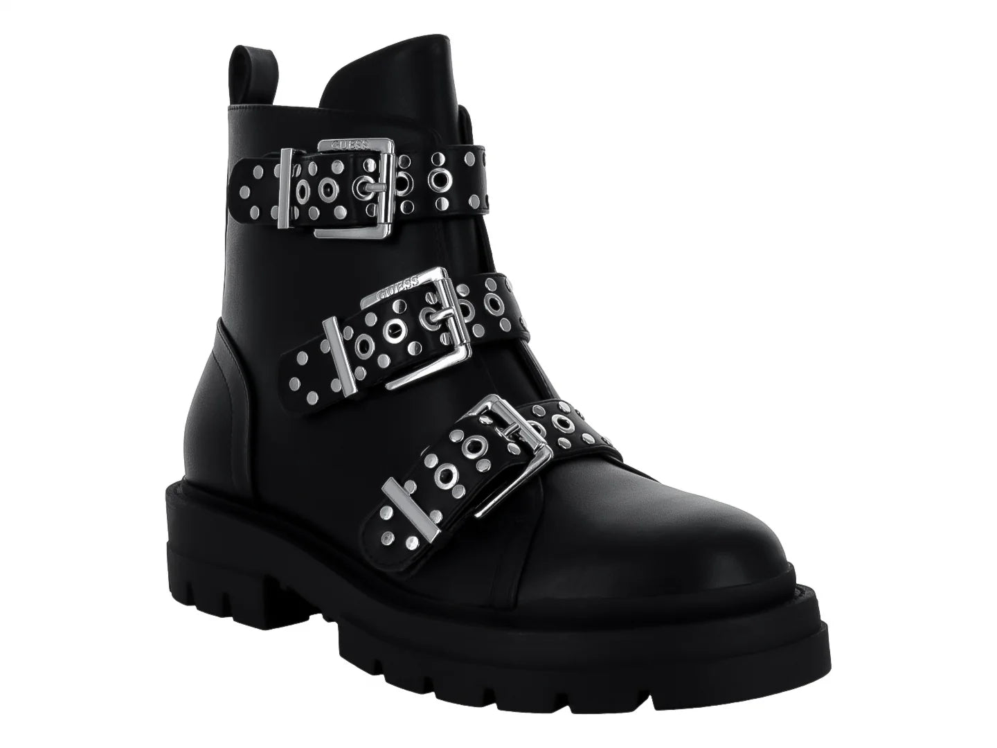 Botines Combat Guess Negros para Mujer