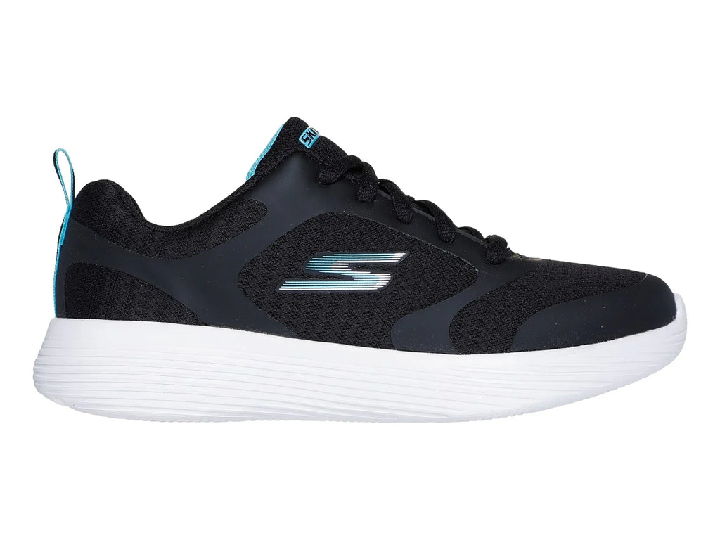 Tenis Skechers Go Run 400 V2 Negro y Azul para Niña