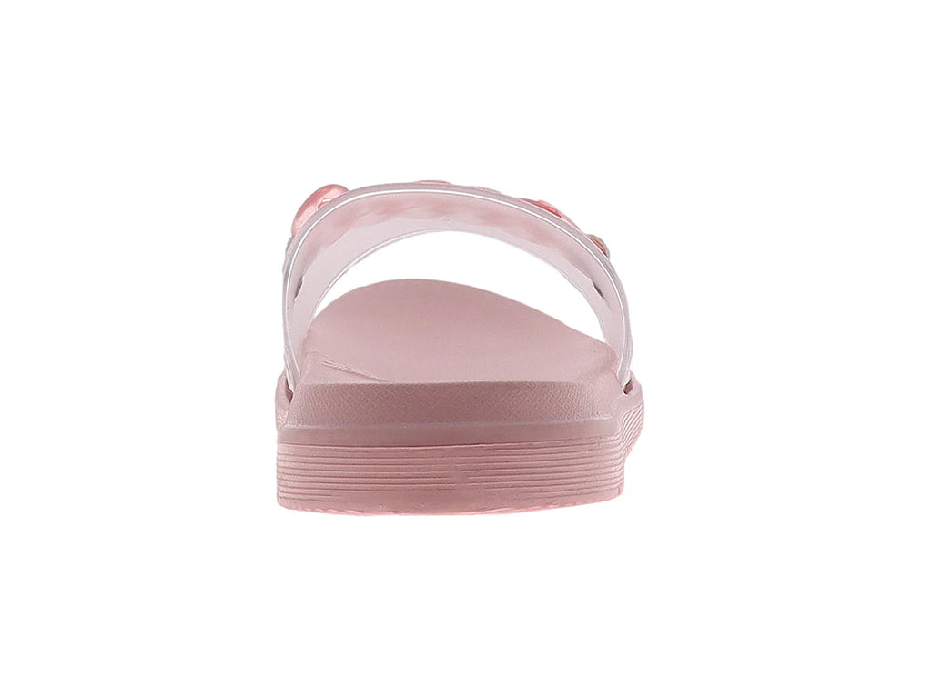 Sandalias Elega Palo de Rosa Transparente para Mujer