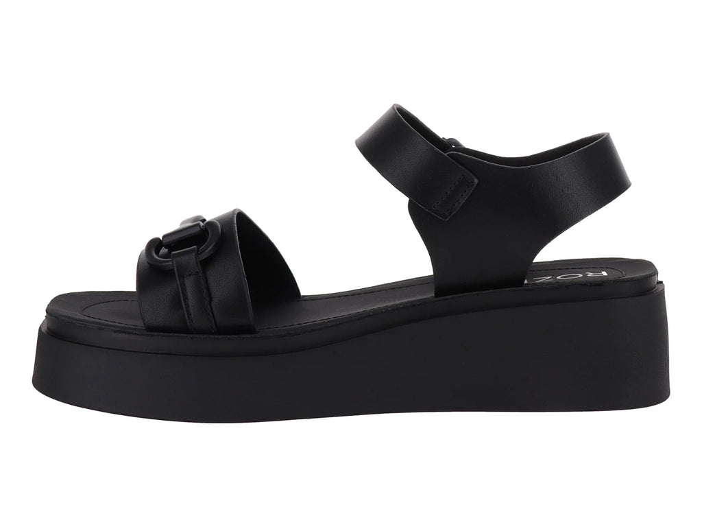 Sandalias Roze Plataforma Negro para Mujer