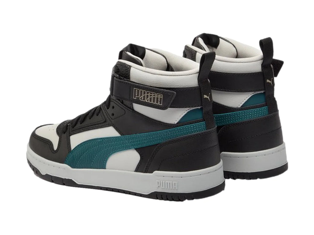 Tenis PUMA RBD Game Gris Verde y Negro para Hombre