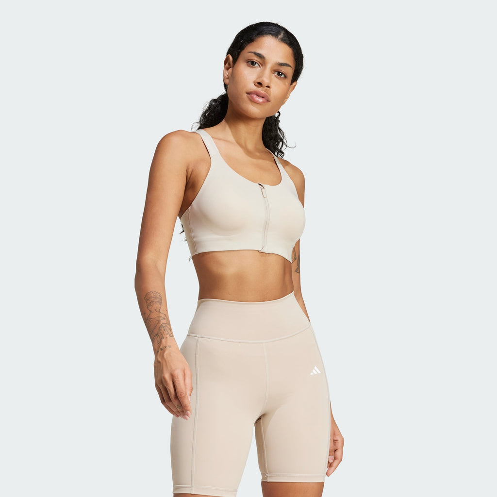 Women's adidas TLRD Impact Luxe High Support Zip Bra