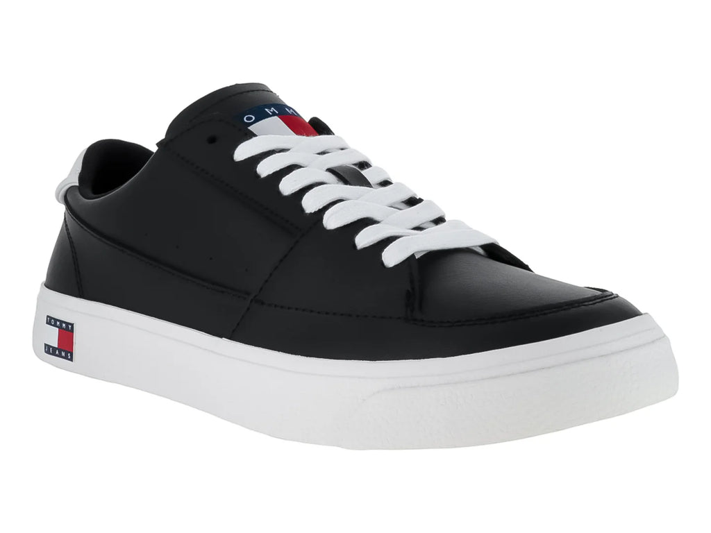 Tenis Tommy Hilfiger Vulcanized Ess Negro para Hombre