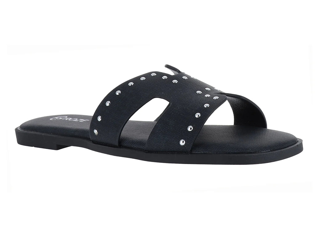 Sandalias Roze Color Negro para Mujer