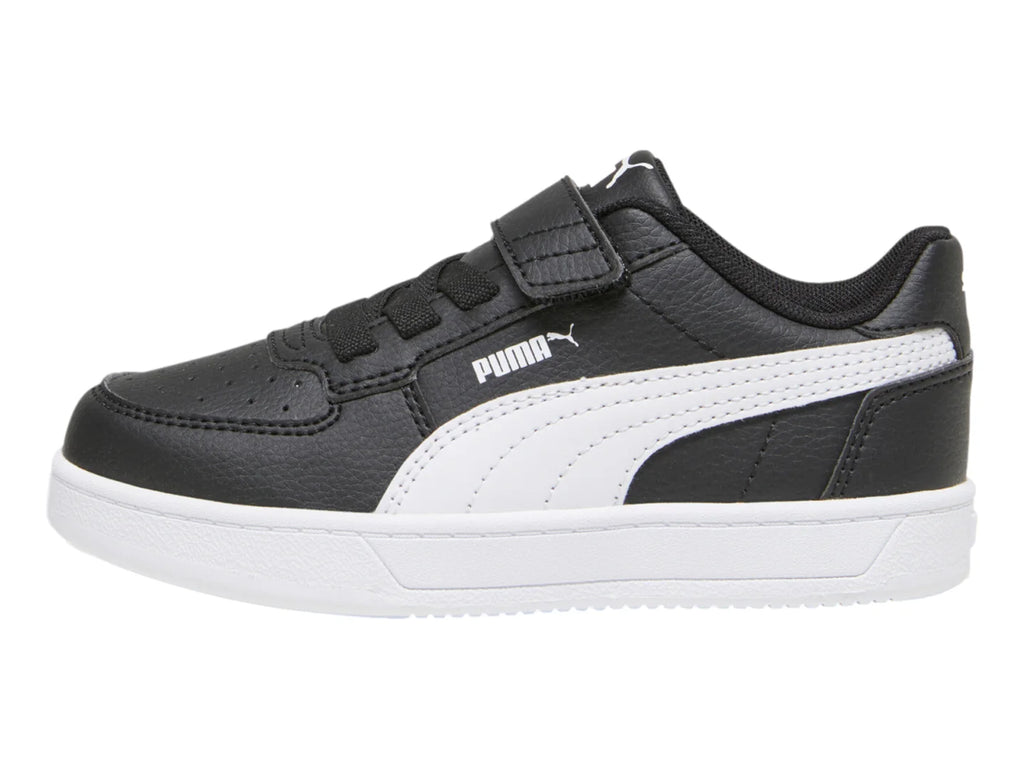 Tenis Puma Caven 20 Negro con Blanco para Niño