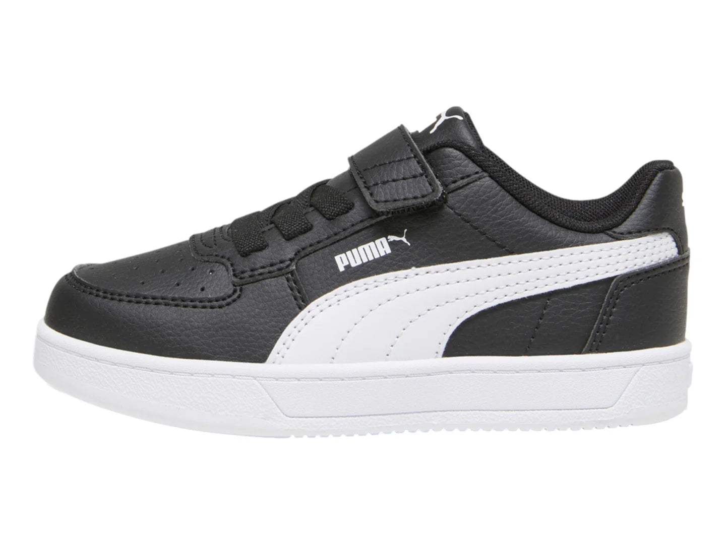 Tenis Puma Caven 20 Negro con Blanco para Niño