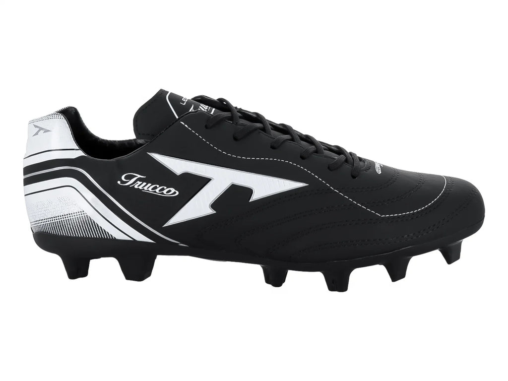 Tenis de Fútbol Leon Trucco Negro y Blanco para Hombre