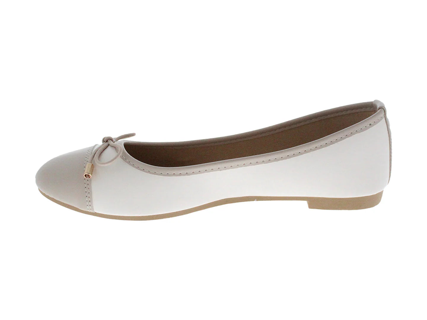 Zapatos Planos Furor Beige Topo para Mujer