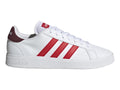 Tenis Adidas Grand Court Base 20 Blanco y Rojo para Hombre