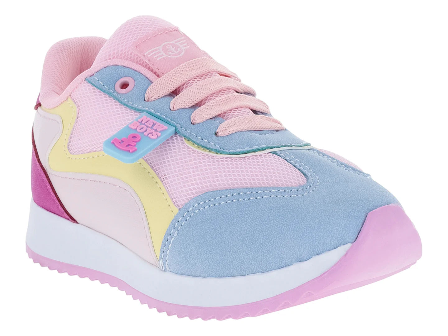 Tenis New Boys Tokyo Cielo Rosa para Niña