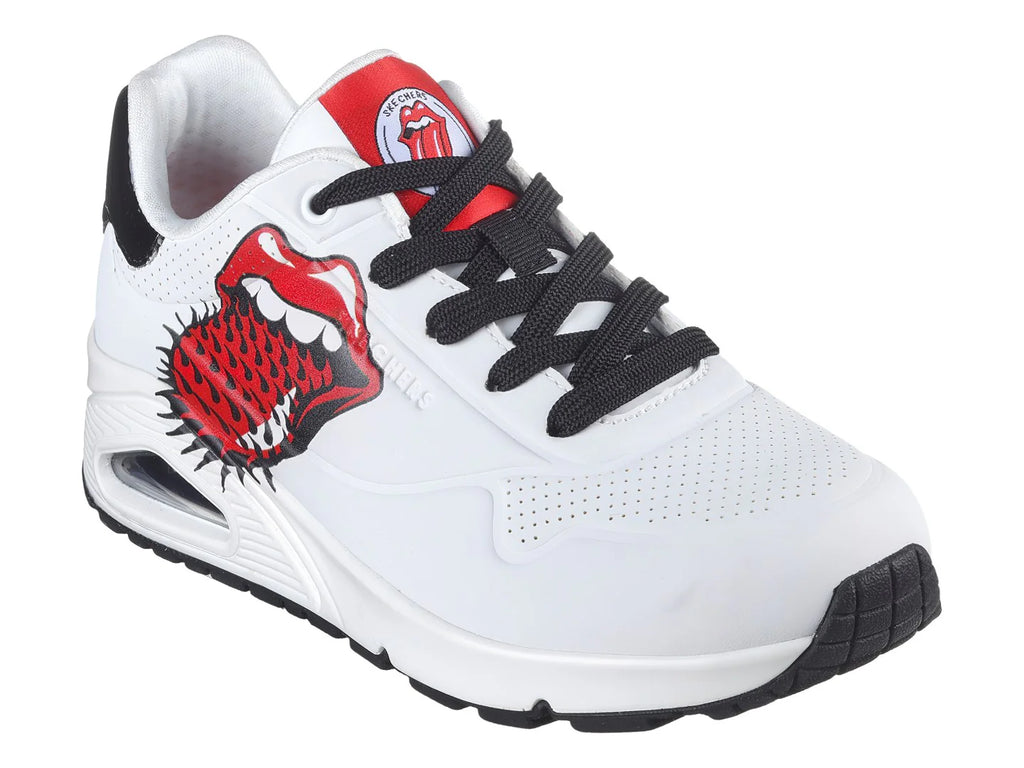 Tenis Skechers One X Rolling Stones Blanco para Mujer