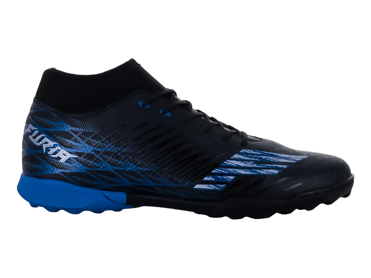 Tenis de Fútbol Furia Negro y Gris para Hombre