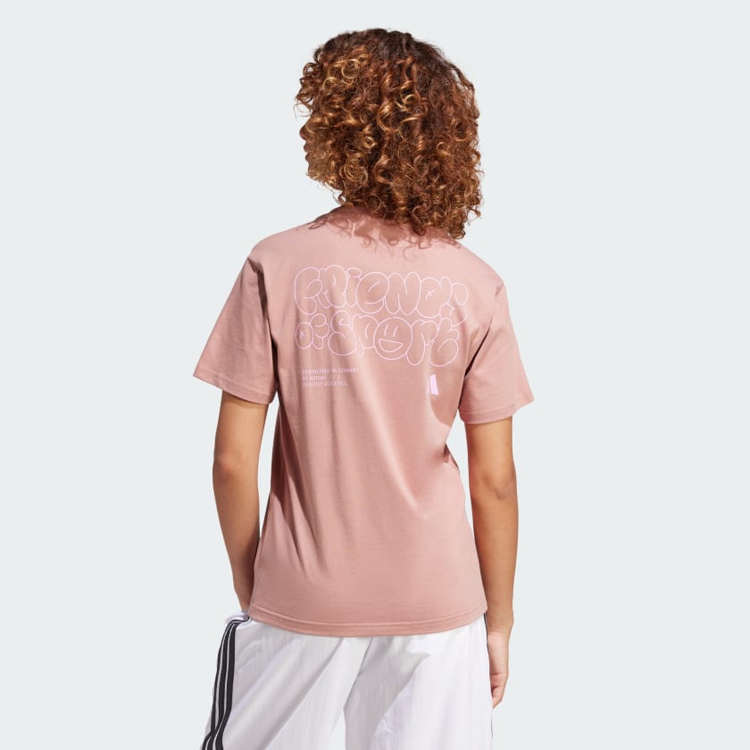 Women's adidas Lounge Verbiage Graphic Tee