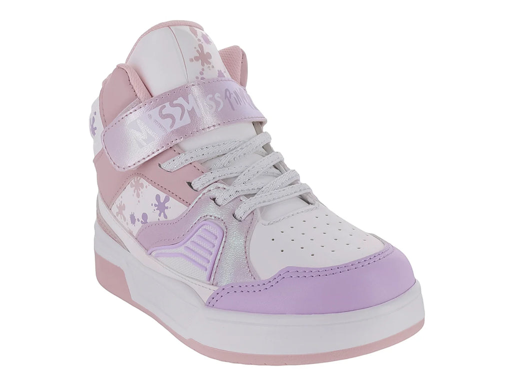 Tenis Clasben Ingrid Blanco Lila para Niña