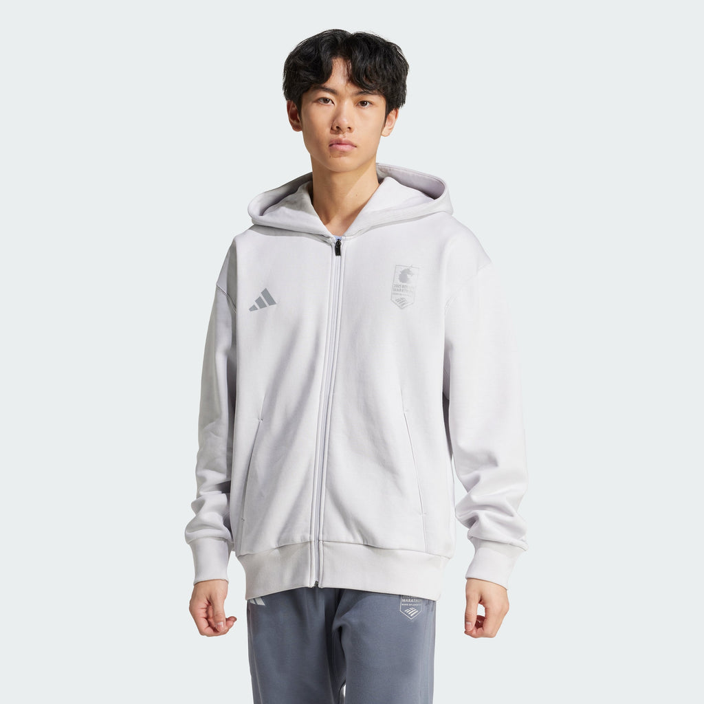 Men's adidas Boston Marathon 2025 Full Zip Hoodie