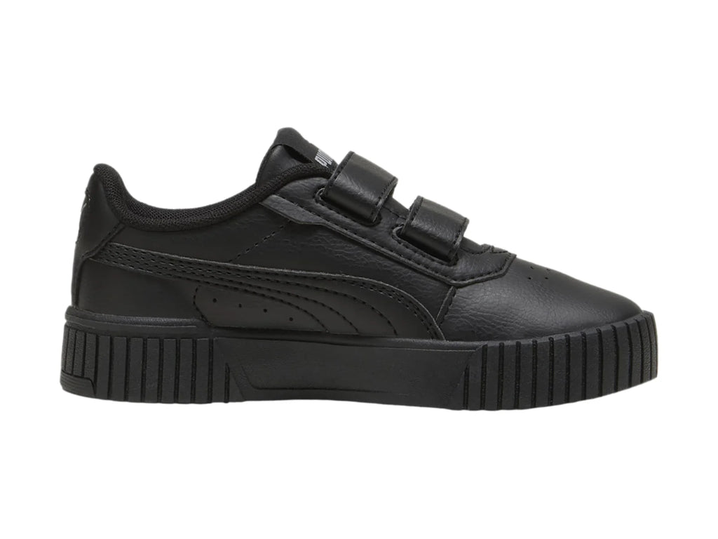 Tenis PUMA Carina 20 V Negro y Plata para Niña