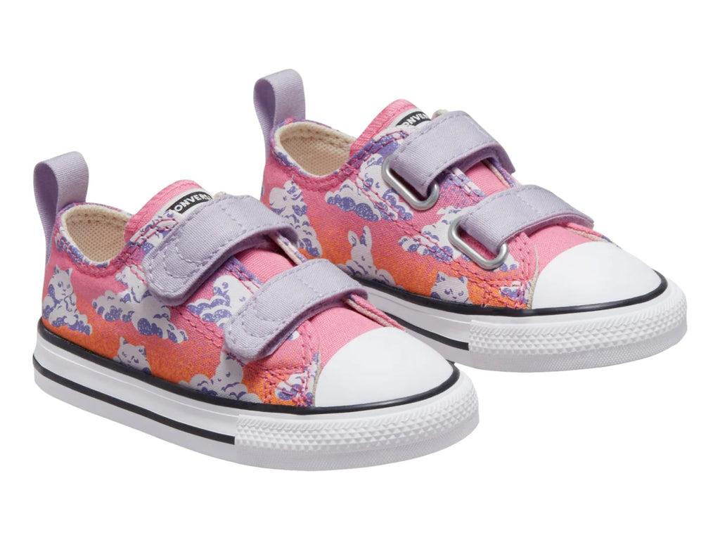 Tenis Converse Chuck Taylor All Star Morado y Rosa para Niña