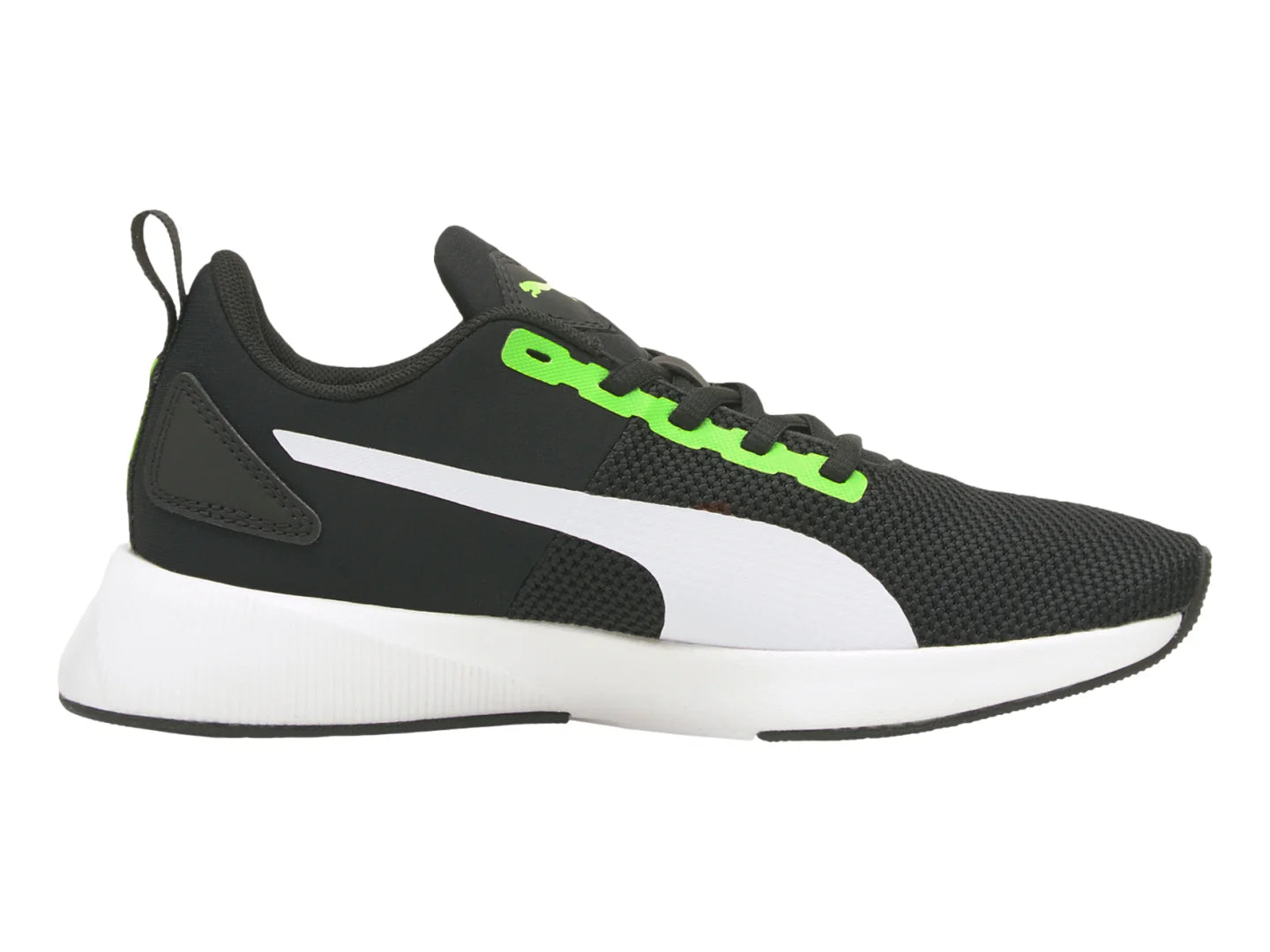 Tenis PUMA Flyer Runner Jr Verde y Negro para Niño
