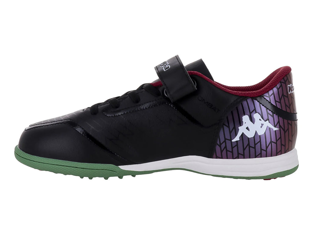 Tenis de Fútbol Kappa Kombat Player Negro y Verde para Niño