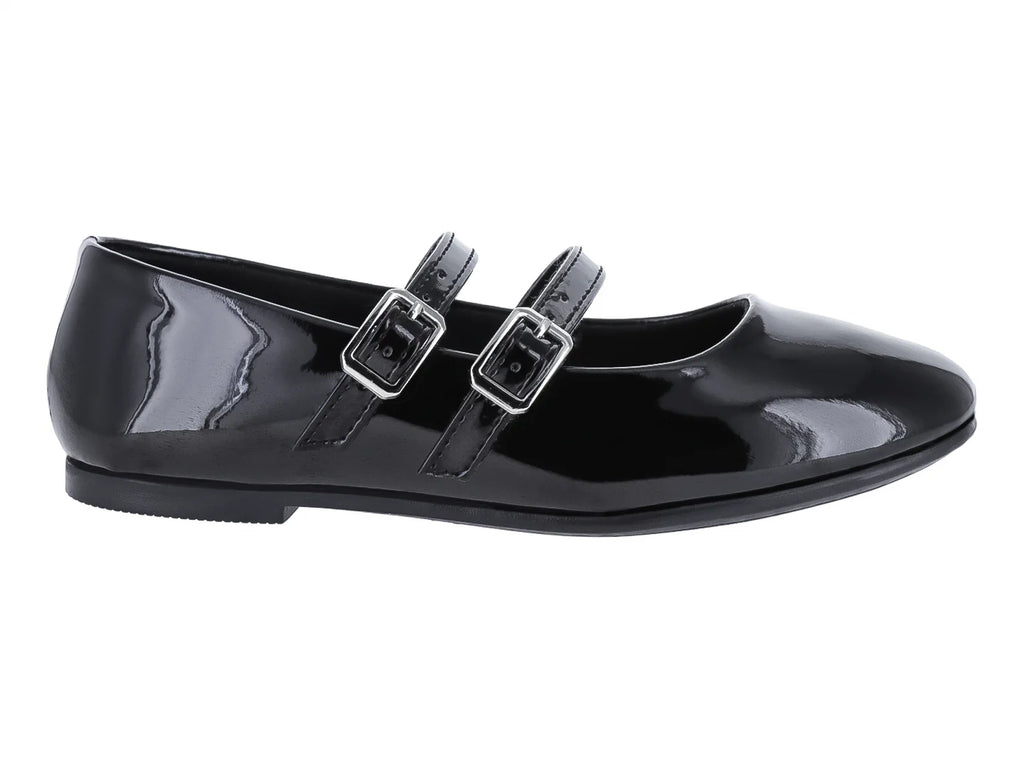 Zapatos Planos Tropicana Negros de Charol para Niña