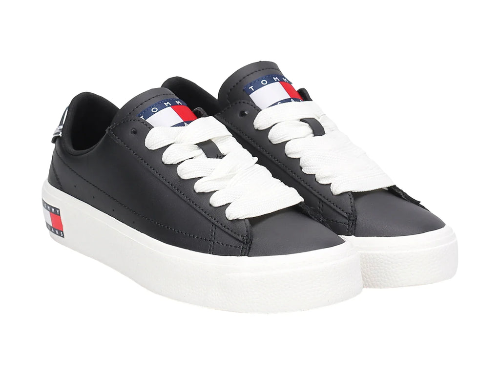 Tenis Tommy Hilfiger Negros de Plataforma para Mujer