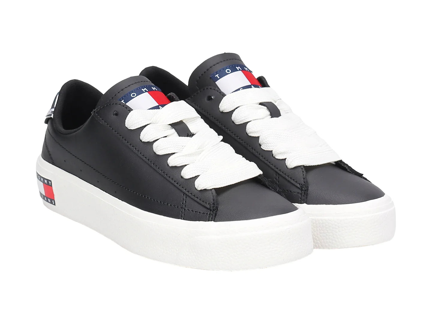 Tenis Tommy Hilfiger Negros de Plataforma para Mujer