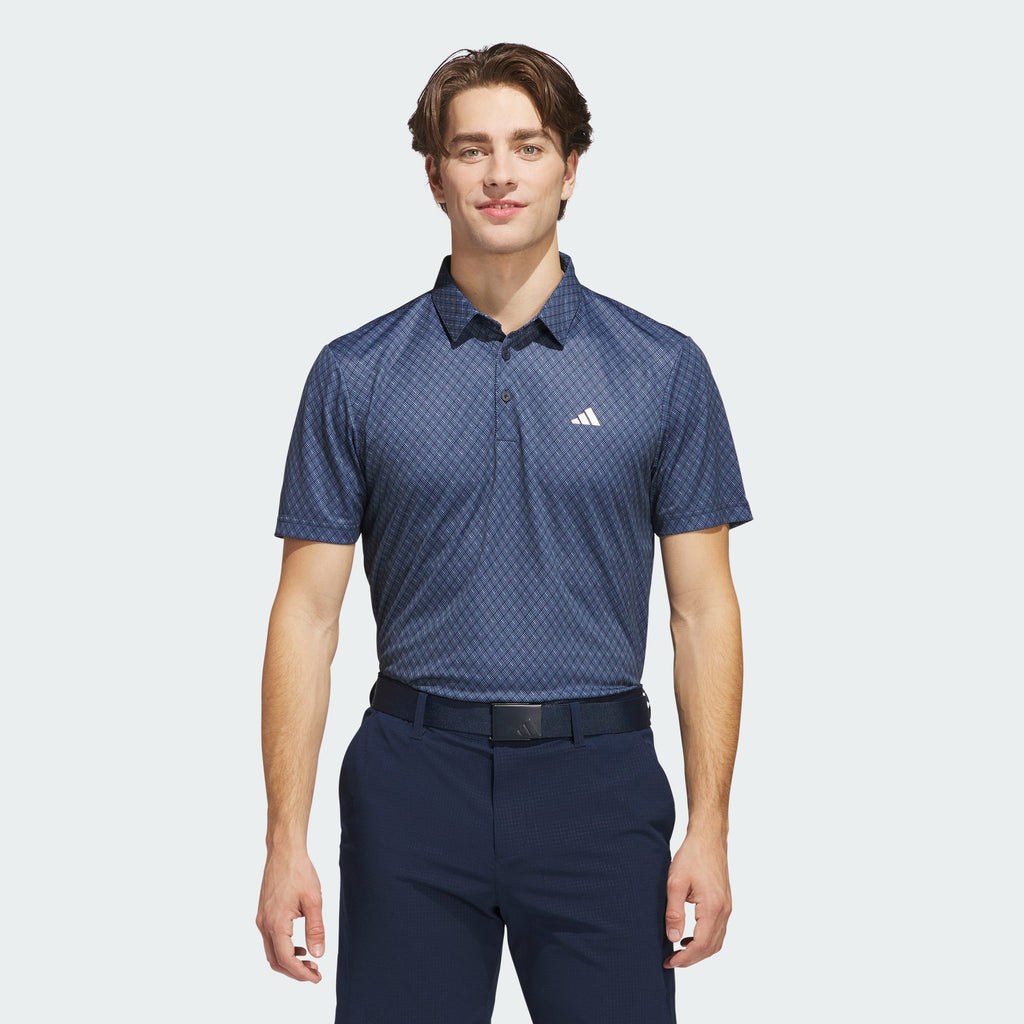 Men's adidas Core Allover Print Polo Shirt