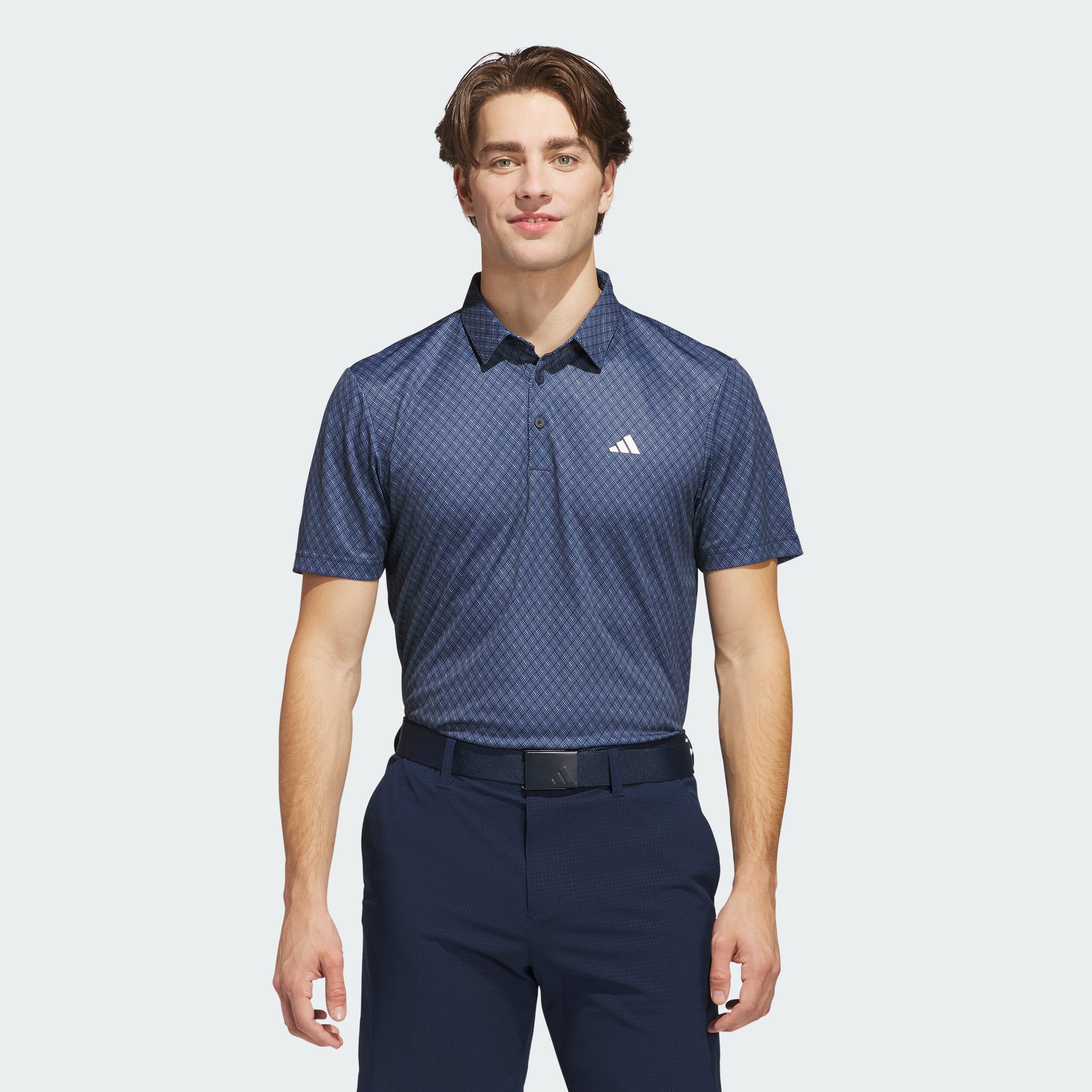 Men's adidas Core Allover Print Polo Shirt