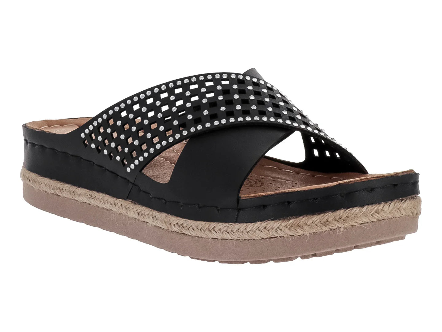 Sandalias Flexmas Negro para Mujer