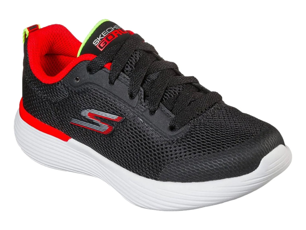 Tenis Skechers Negro y Rojo para Niño