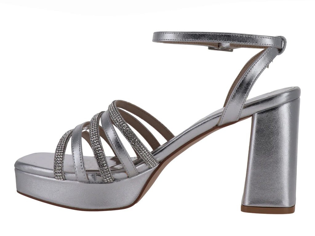 Sandalias Roze Plata para Mujer
