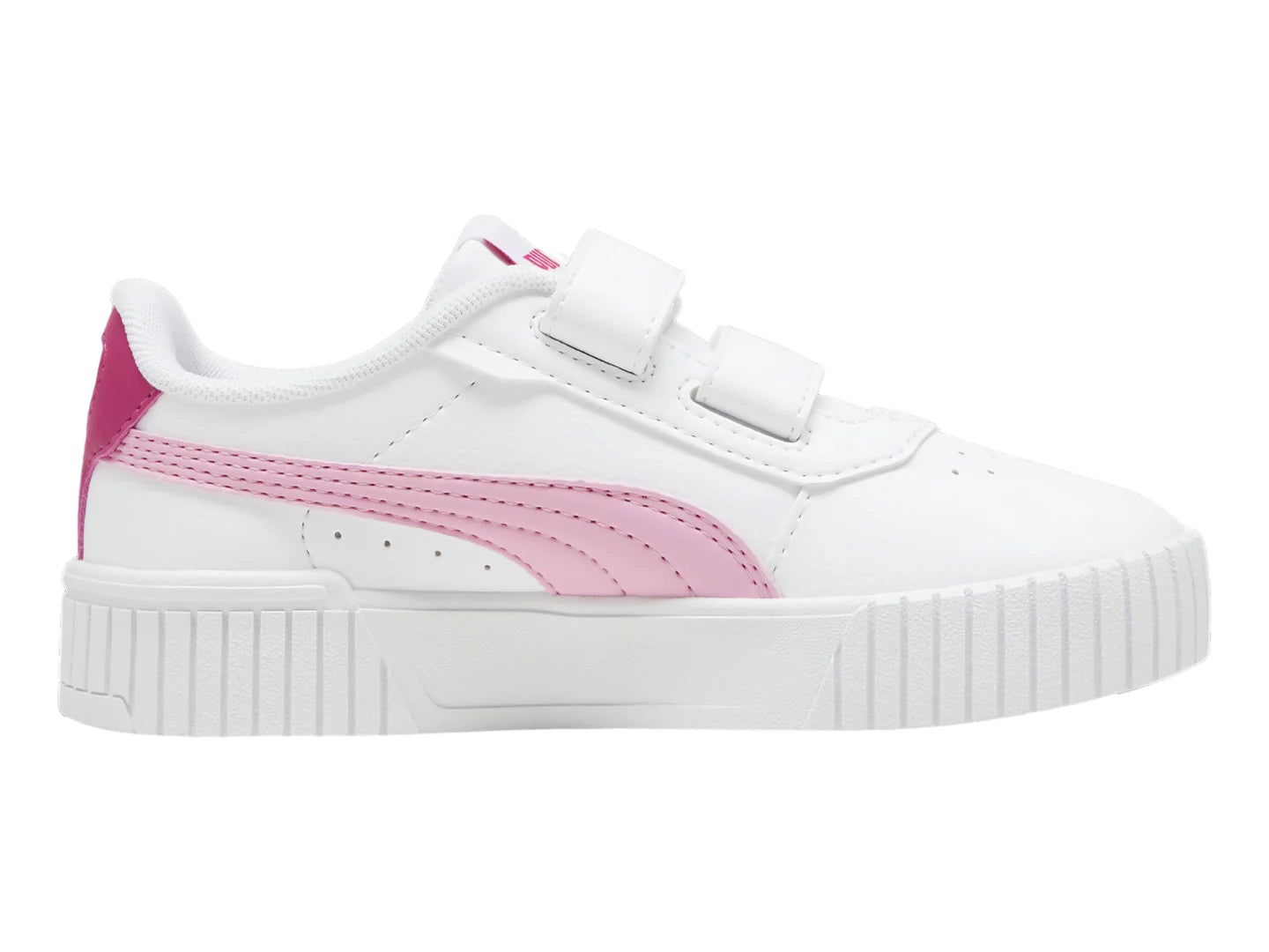 Tenis PUMA Carina 20 V Blanco y Rosa para Niña