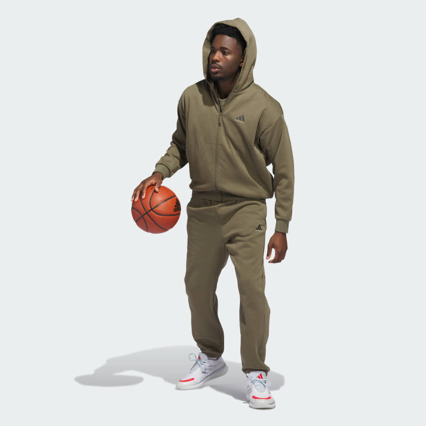 Men's adidas adidas Basketball Full-Zip Hoodie (Gender Neutral)