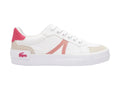 Tenis Lacoste Blancos con Rosa para Niña