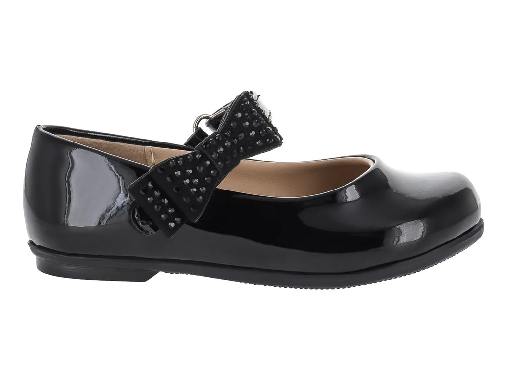 Zapatos Mary Jane Tropicana Charol Negro para Niña